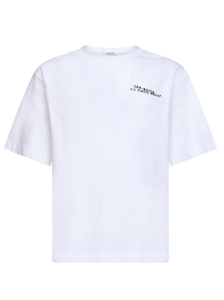 t-shirt type arrow white by Selfnex