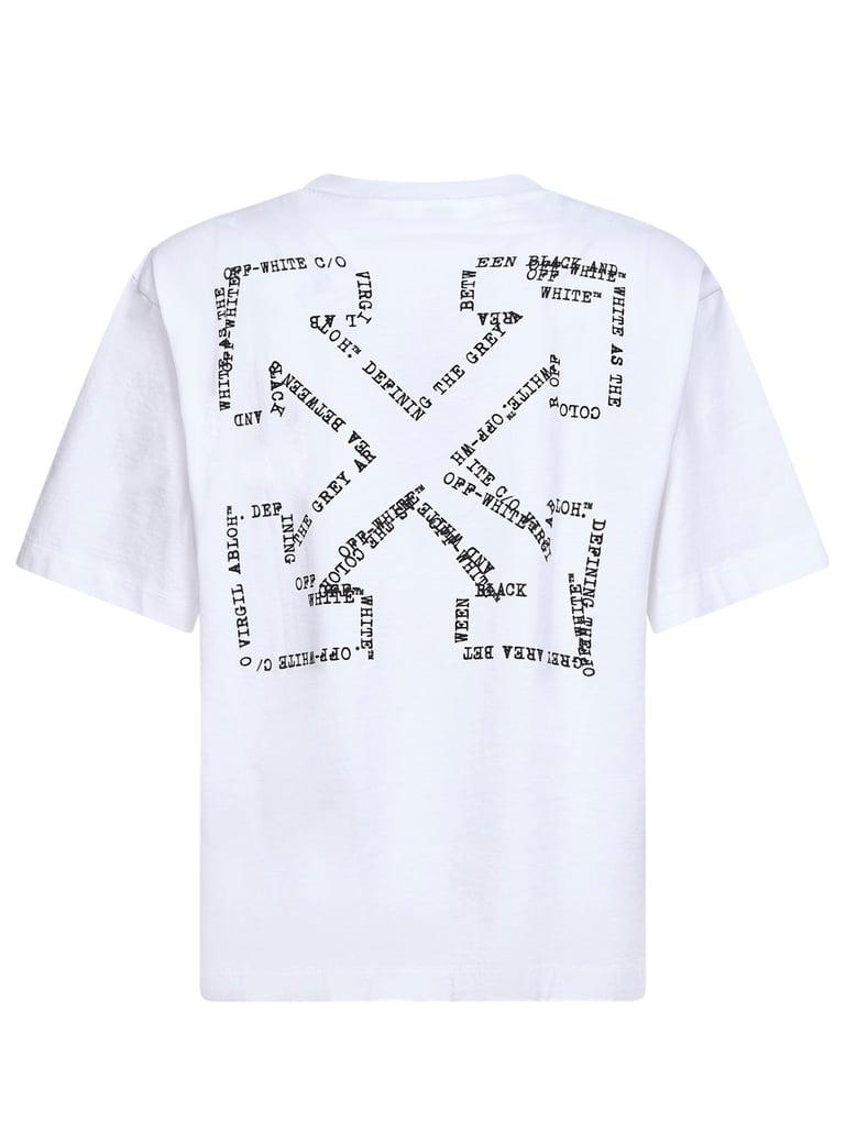 t-shirt type arrow white by Selfnex
