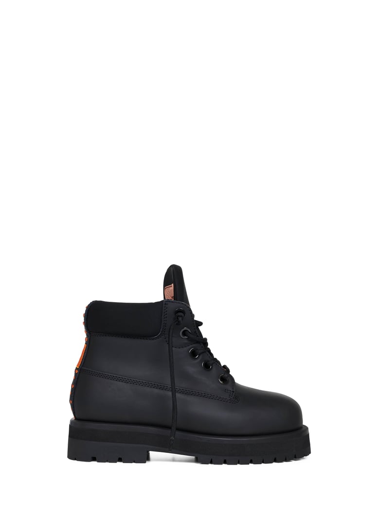 ankle boots strada black leather by Selfnex