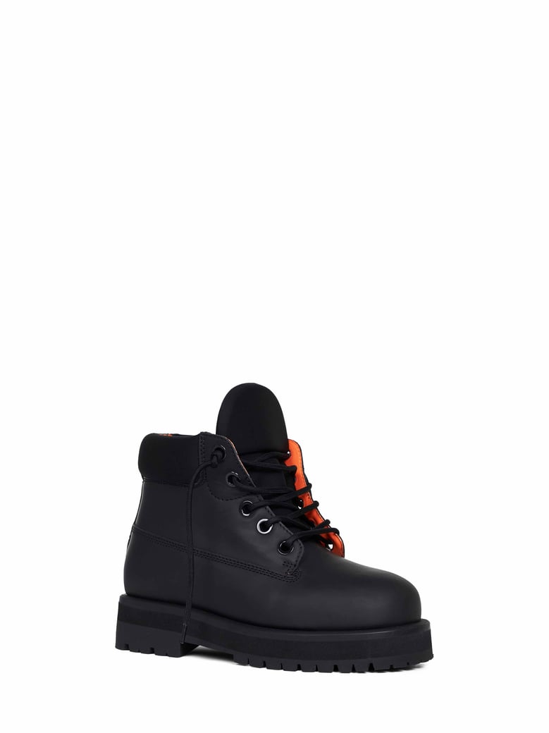 ankle boots strada black leather by Selfnex