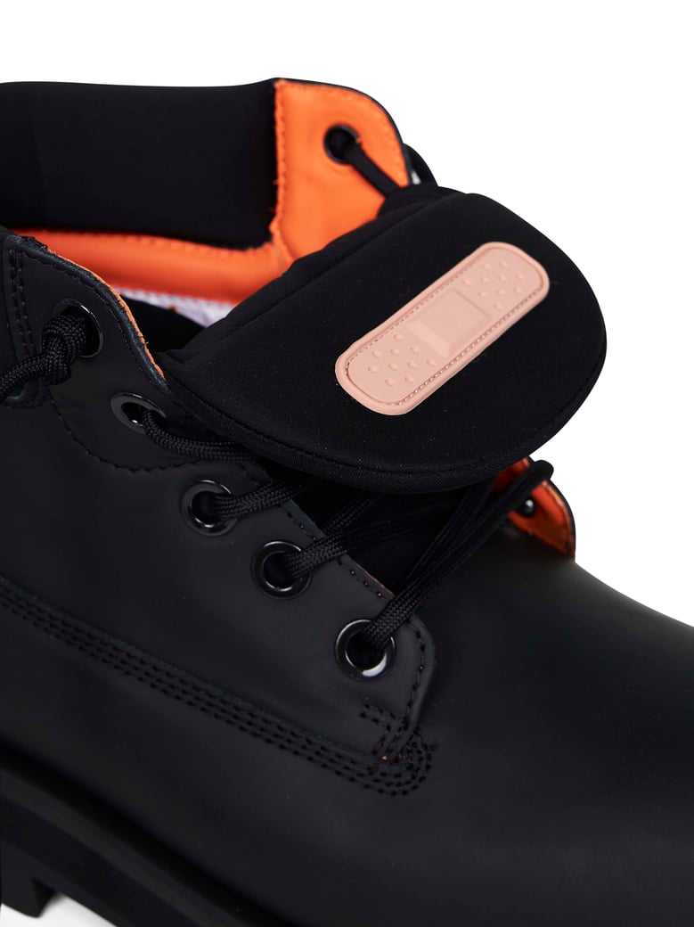 ankle boots strada black leather by Selfnex