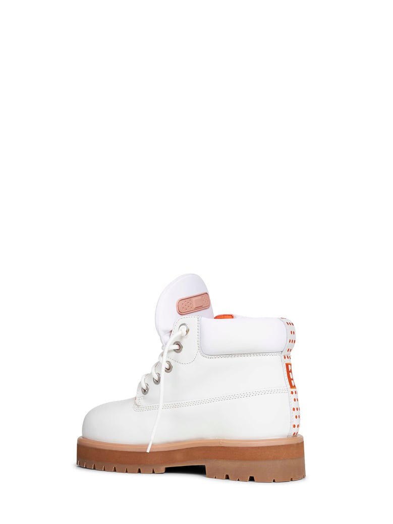 ankle boots strada off-white leather by Selfnex