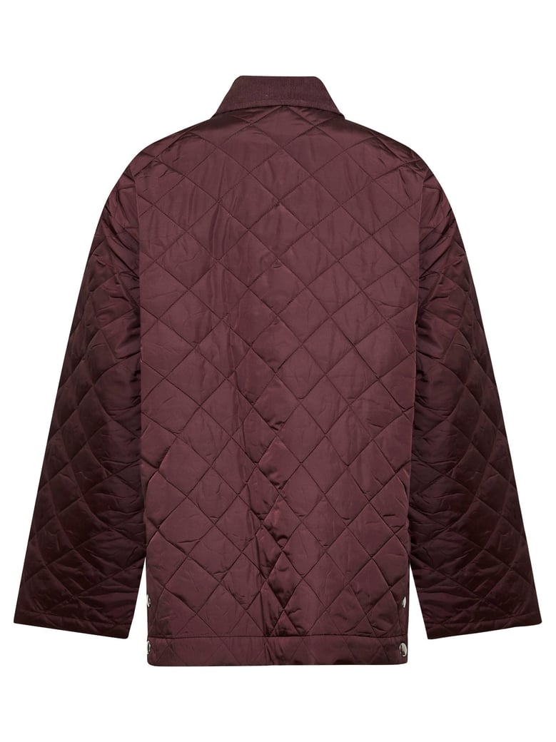garnet re-nylon quilted blouson by Selfnex