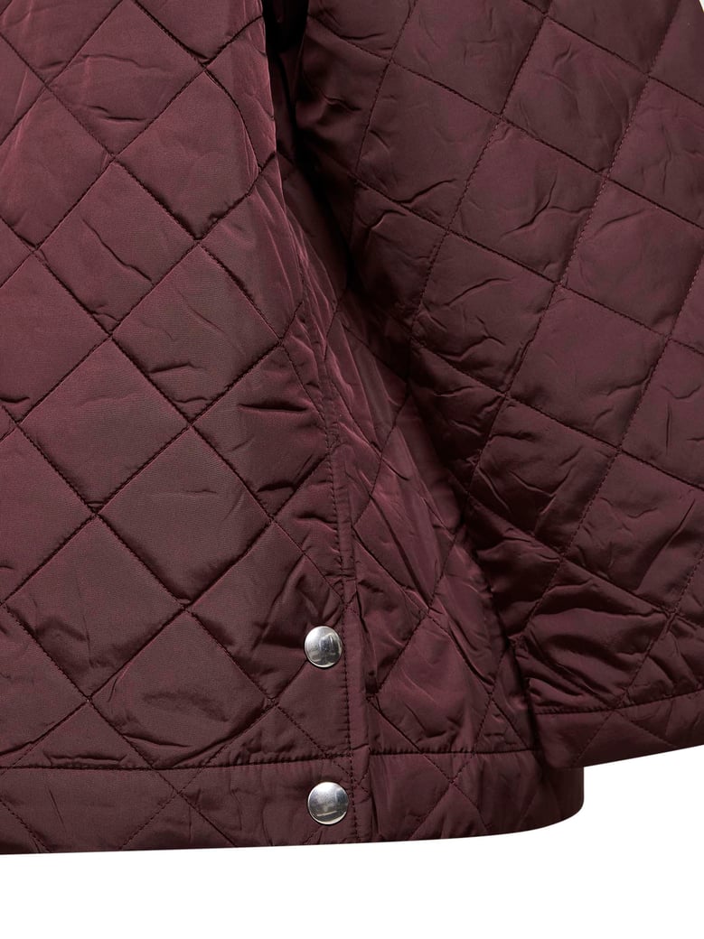 garnet re-nylon quilted blouson by Selfnex
