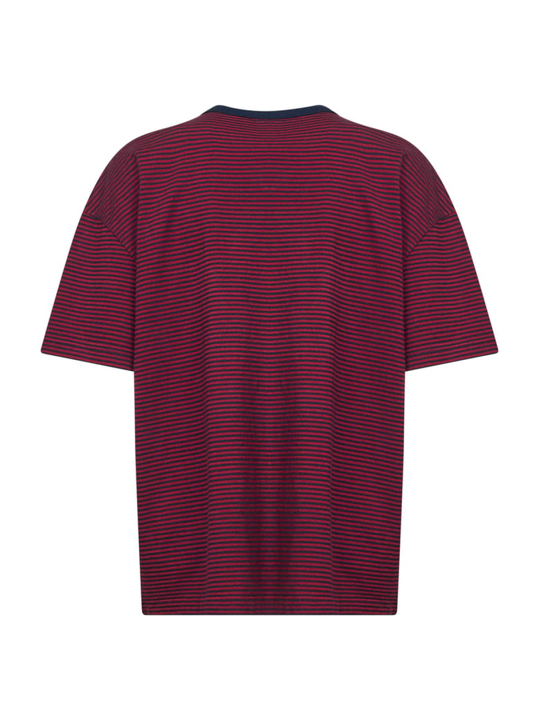 striped cotton jersey t-shirt by Selfnex