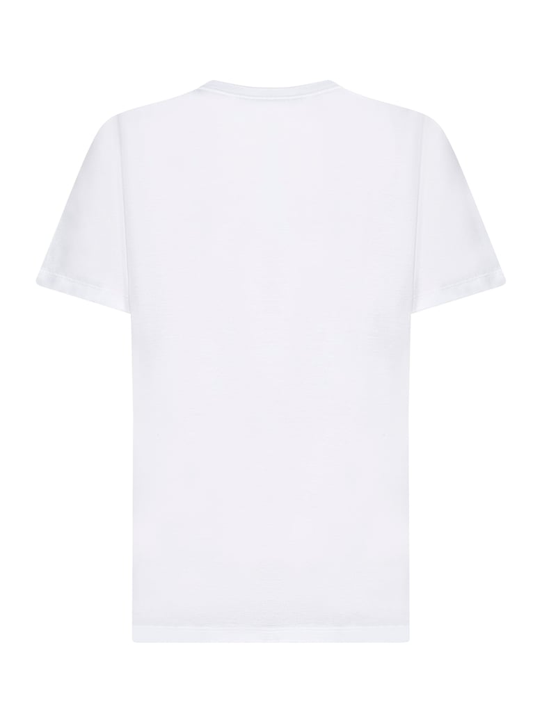 white jersey logo t-shirt by Selfnex