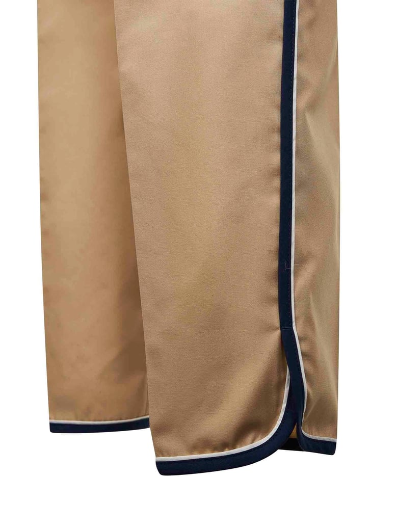 desert twill trousers with tapered leg by Selfnex