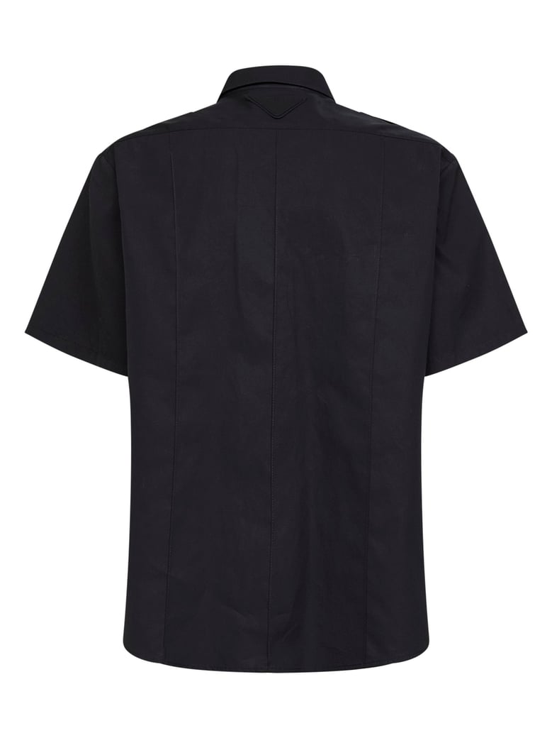 short-sleeved shirt black by Selfnex