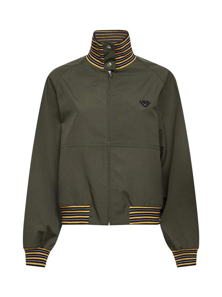 military twill blouson by Selfnex
