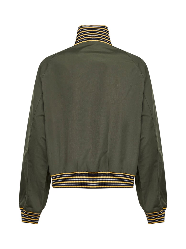 military twill blouson by Selfnex