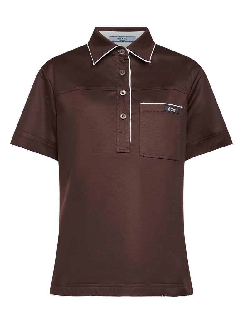 ebony lisle cotton polo shirt by Selfnex