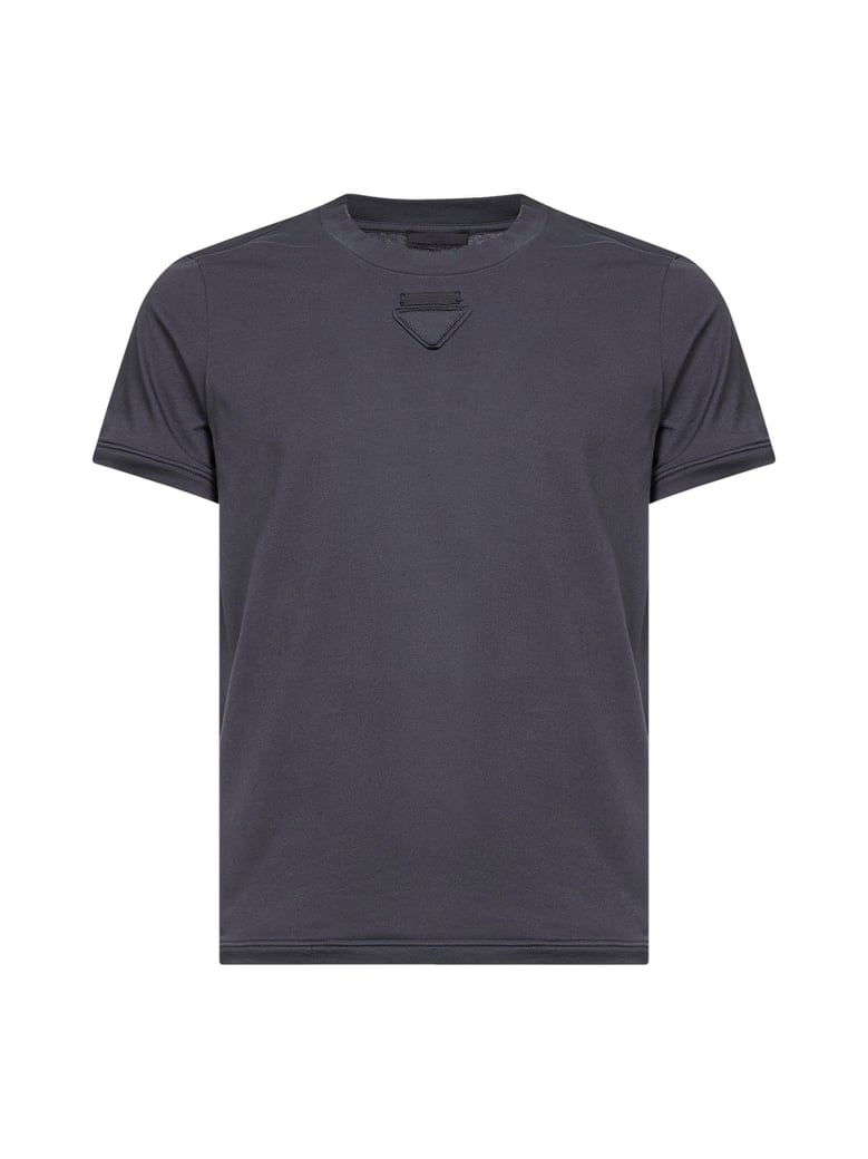 shapeable cotton t-shirt in lead color by Selfnex
