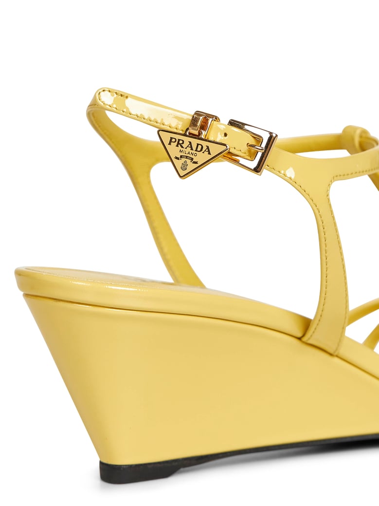 sandals pineapple patent leather by Selfnex