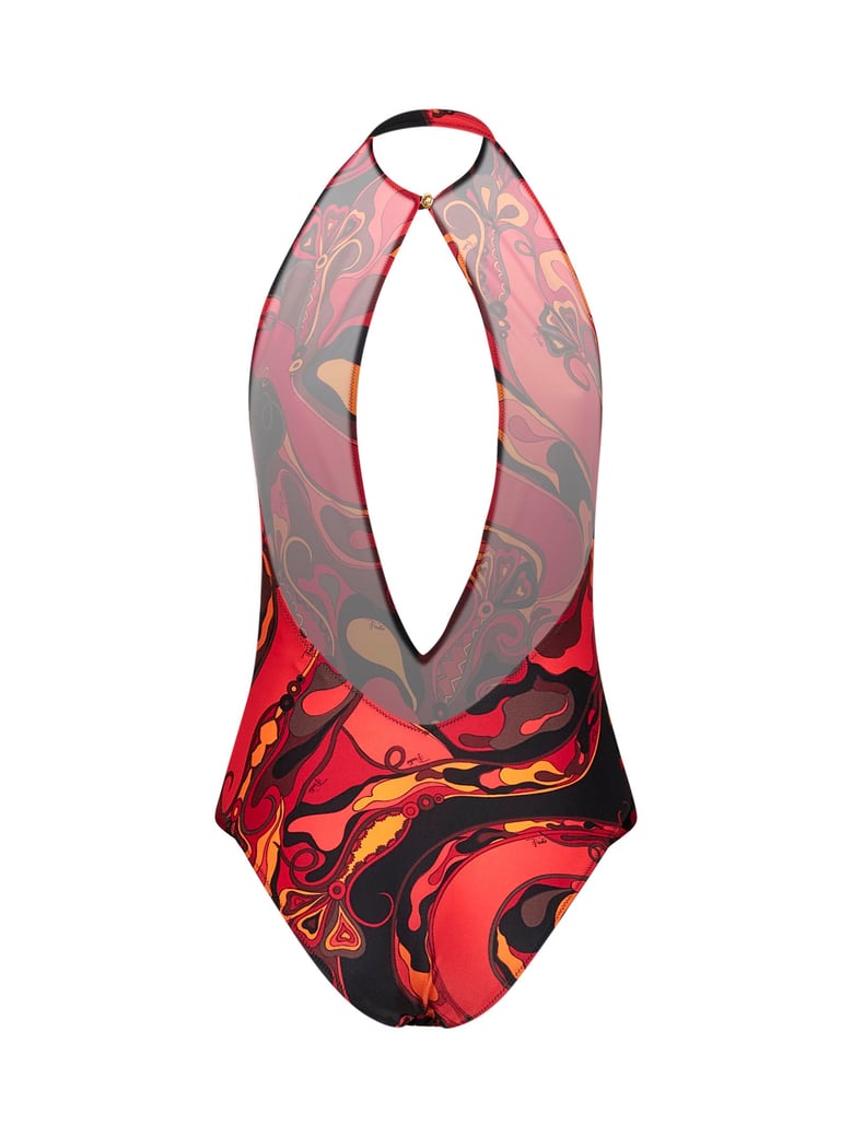 one-piece swimsuit lycra orange by Selfnex
