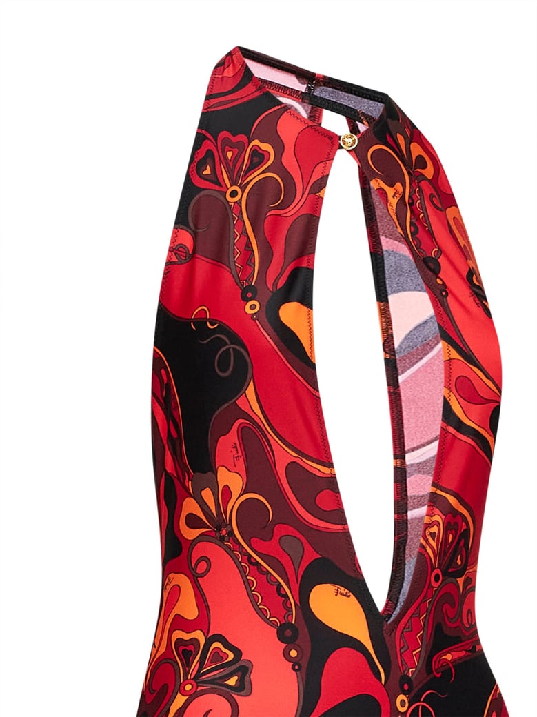 one-piece swimsuit lycra orange by Selfnex