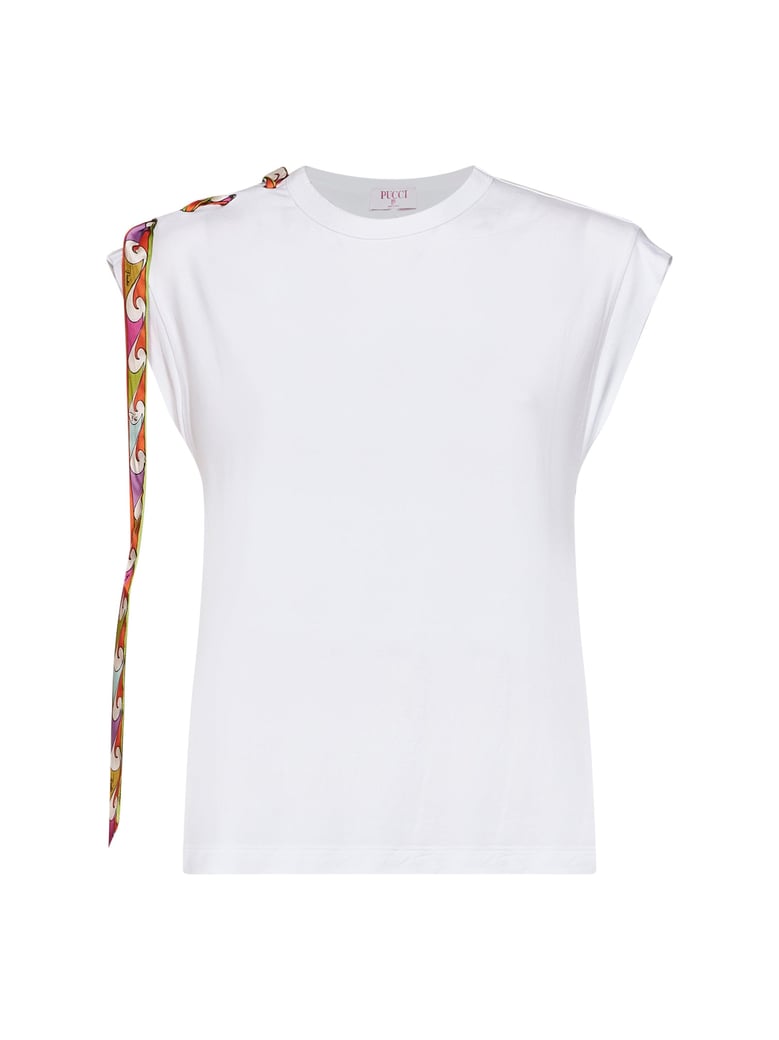 tank top white viscose by Selfnex