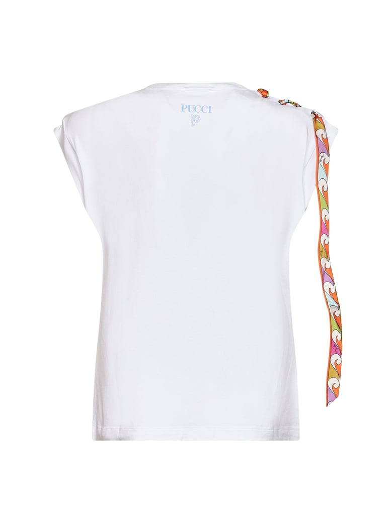 tank top white viscose by Selfnex