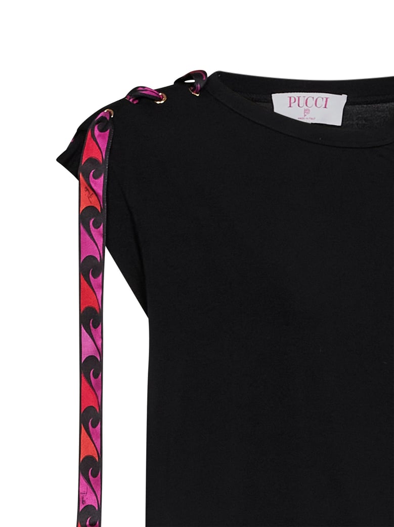 tank top stretch jersey black by Selfnex