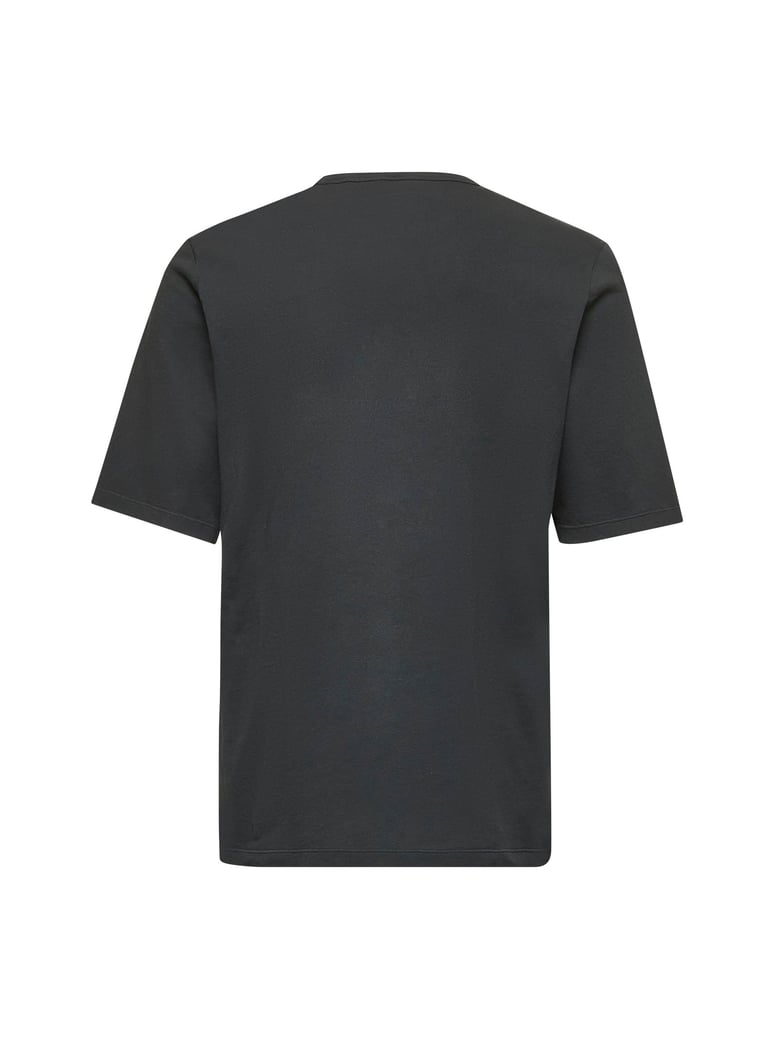 black cotton t-shirt by Selfnex