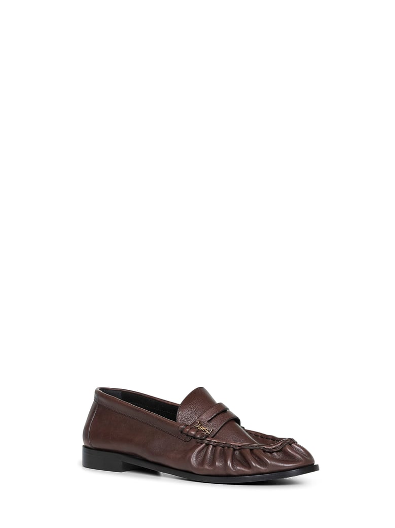 brown matte leather le loafer loafers by Selfnex
