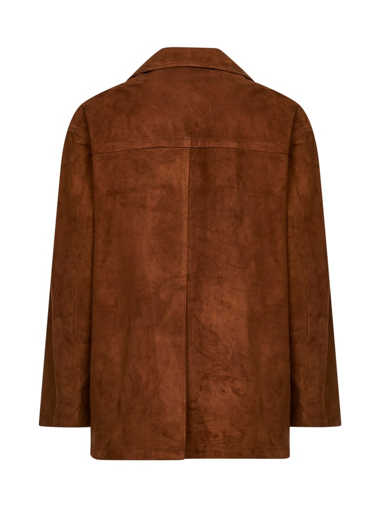 blazer jacket tobacco suede by Selfnex