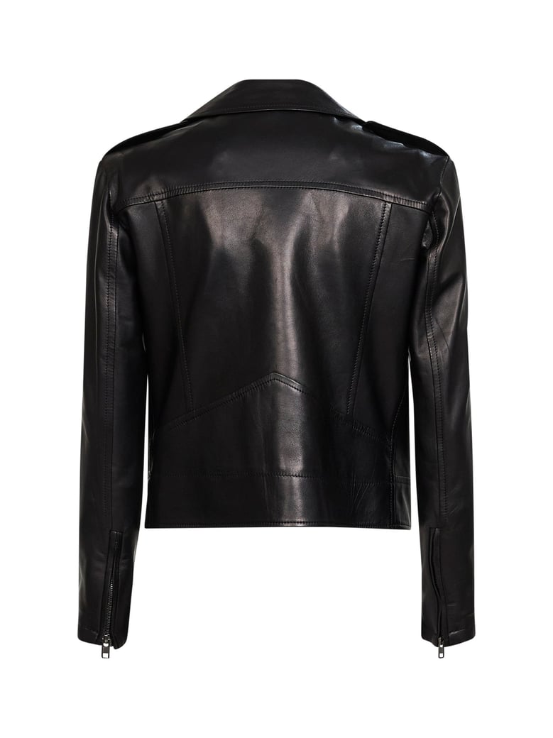 biker jacket black nappa leather by Selfnex