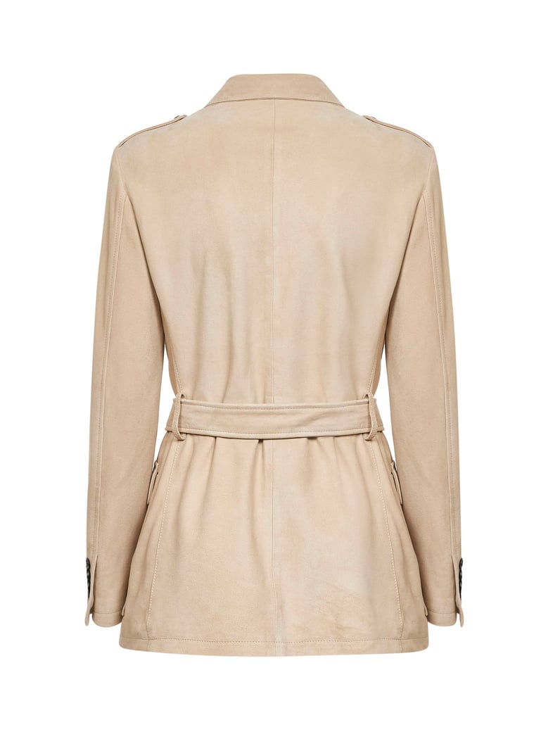 saharan suede jacket sand by Selfnex