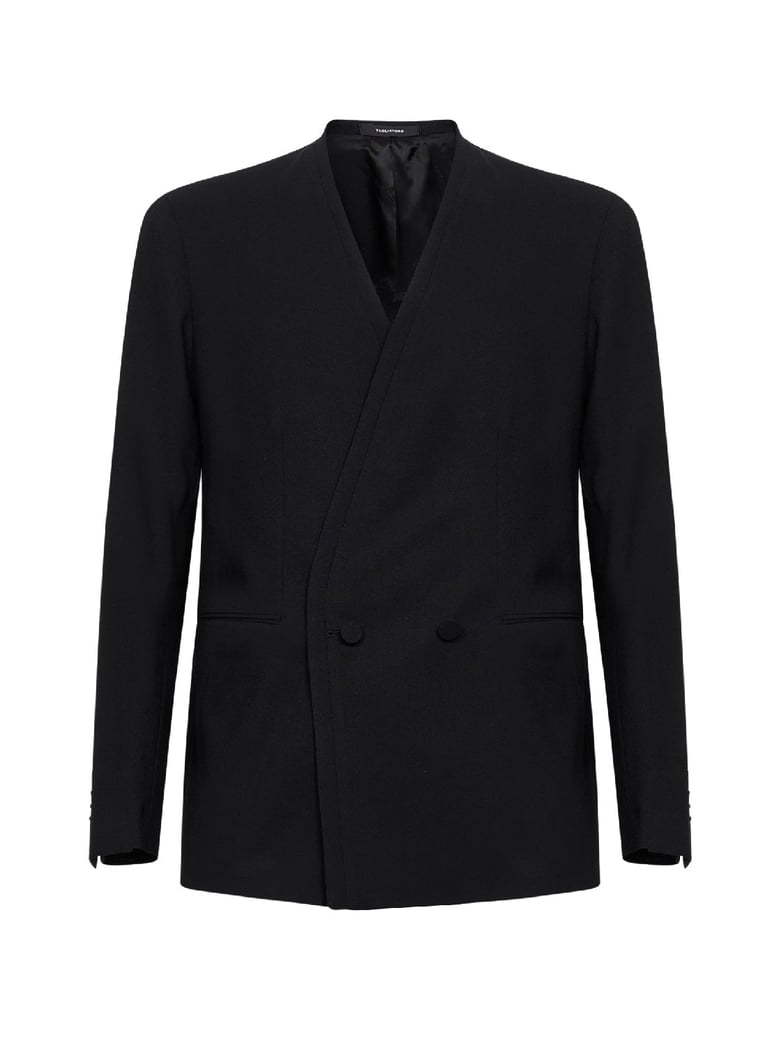blazer cannes black virgin wool blend by Selfnex
