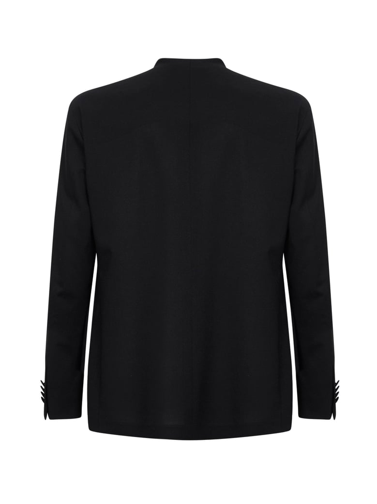 blazer cannes black virgin wool blend by Selfnex