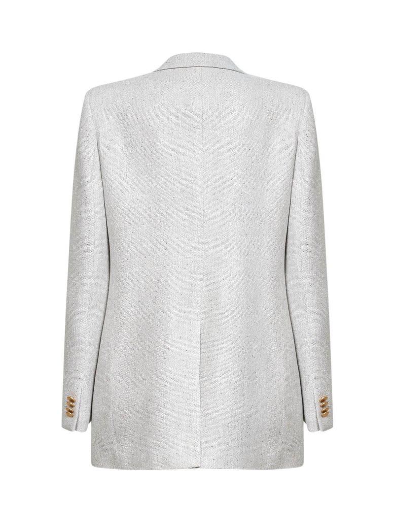 blazer viscose-blend grey by Selfnex