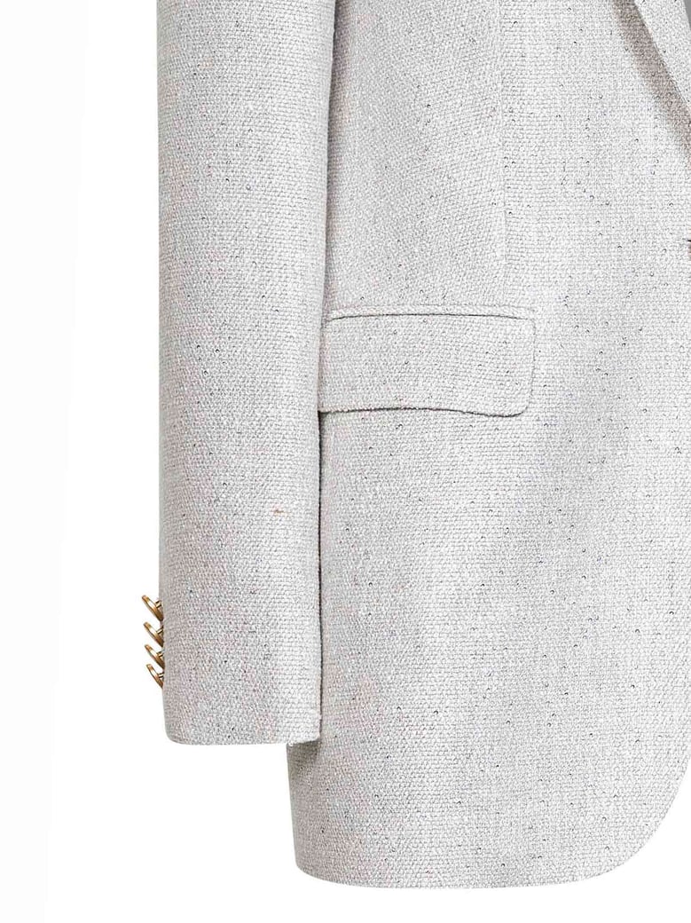 blazer viscose-blend grey by Selfnex