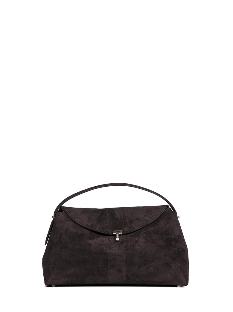 top handle bag espresso suede by Selfnex