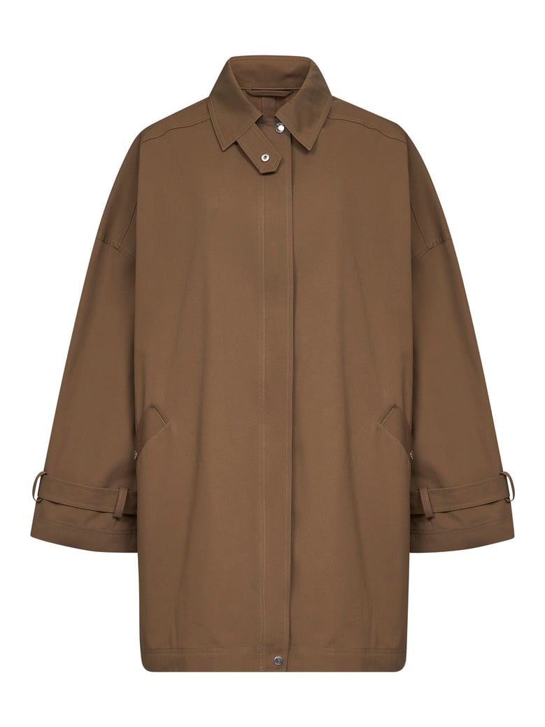 organic cotton oversized trench jacket by Selfnex