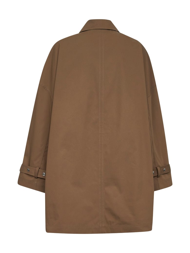 organic cotton oversized trench jacket by Selfnex