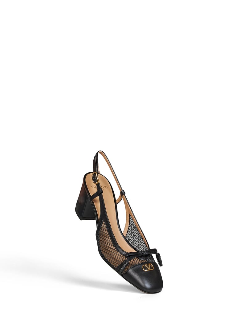 slingback pumps valet du roi black by Selfnex