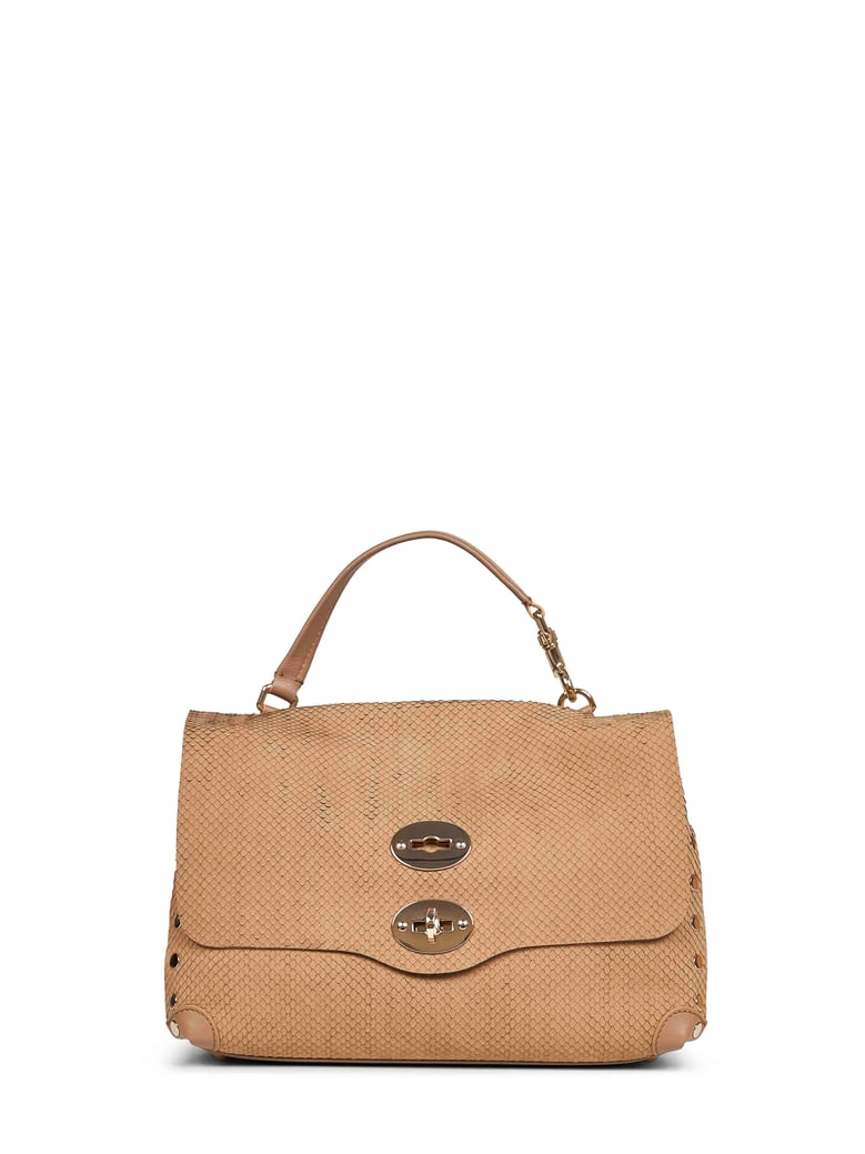beige maggese small postina handbag by Selfnex