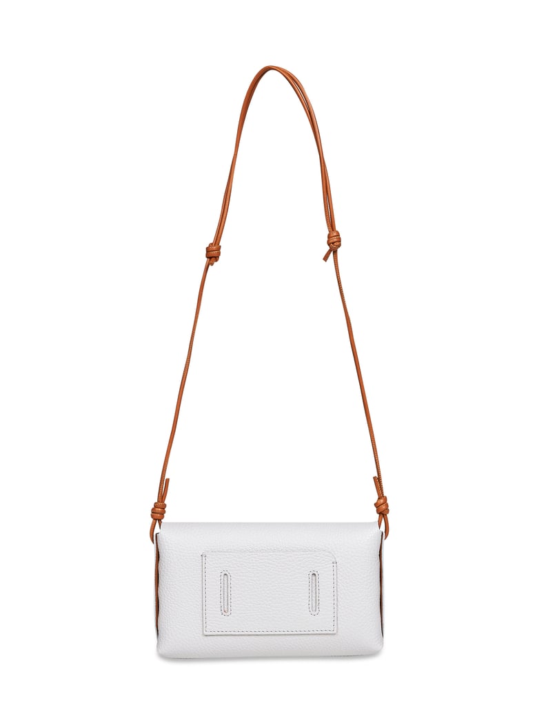grey carrara lettera small mini bag by Selfnex