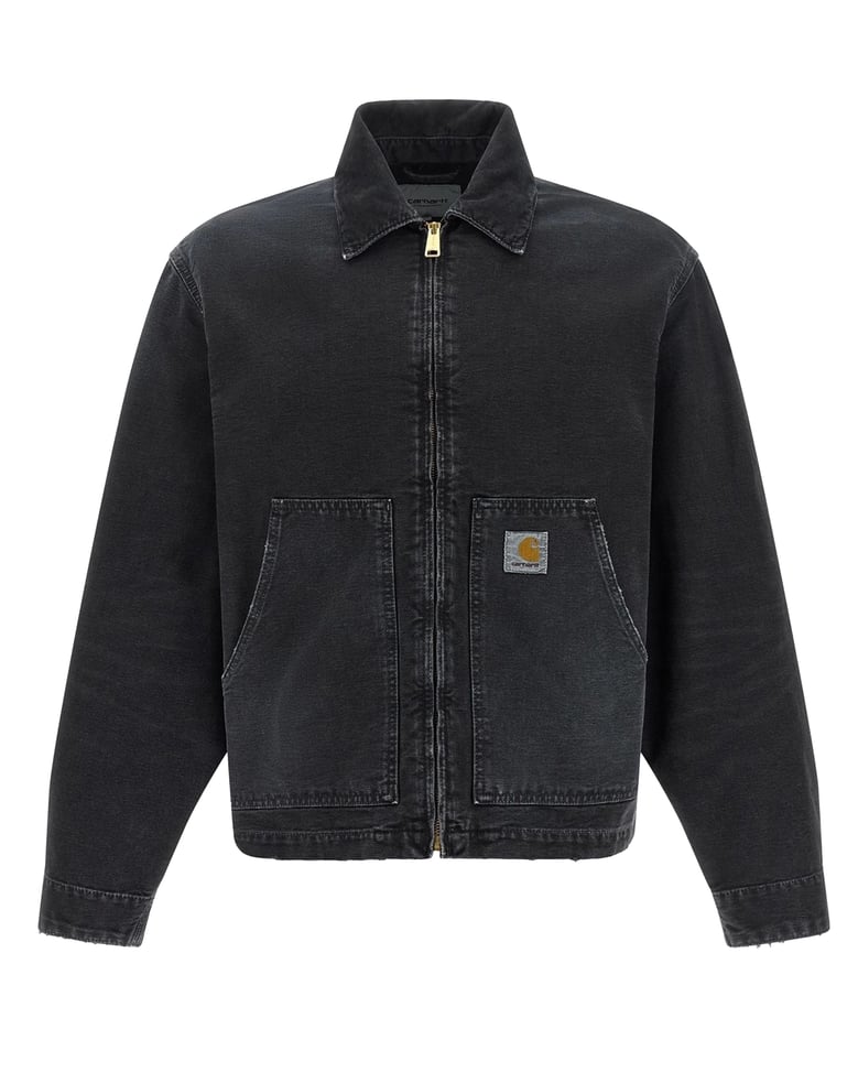 jacket og arcan black destroy wash by Selfnex