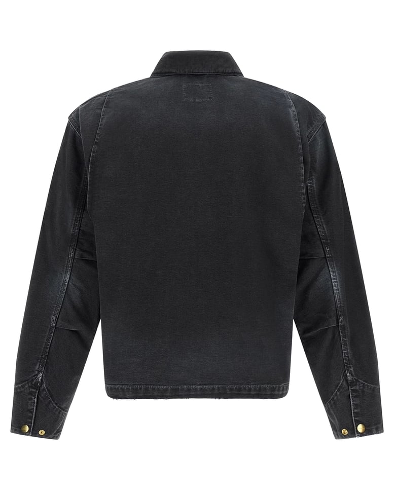 jacket og arcan black destroy wash by Selfnex