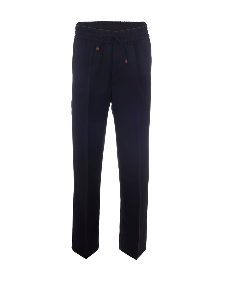 trousers droit laine black by Selfnex