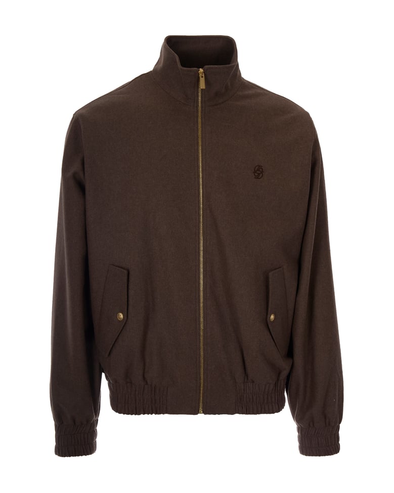 flannel jacket light brown by Selfnex