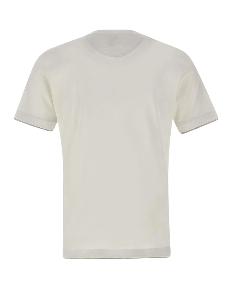 t-shirt giza cotton white/light grey melange by Selfnex