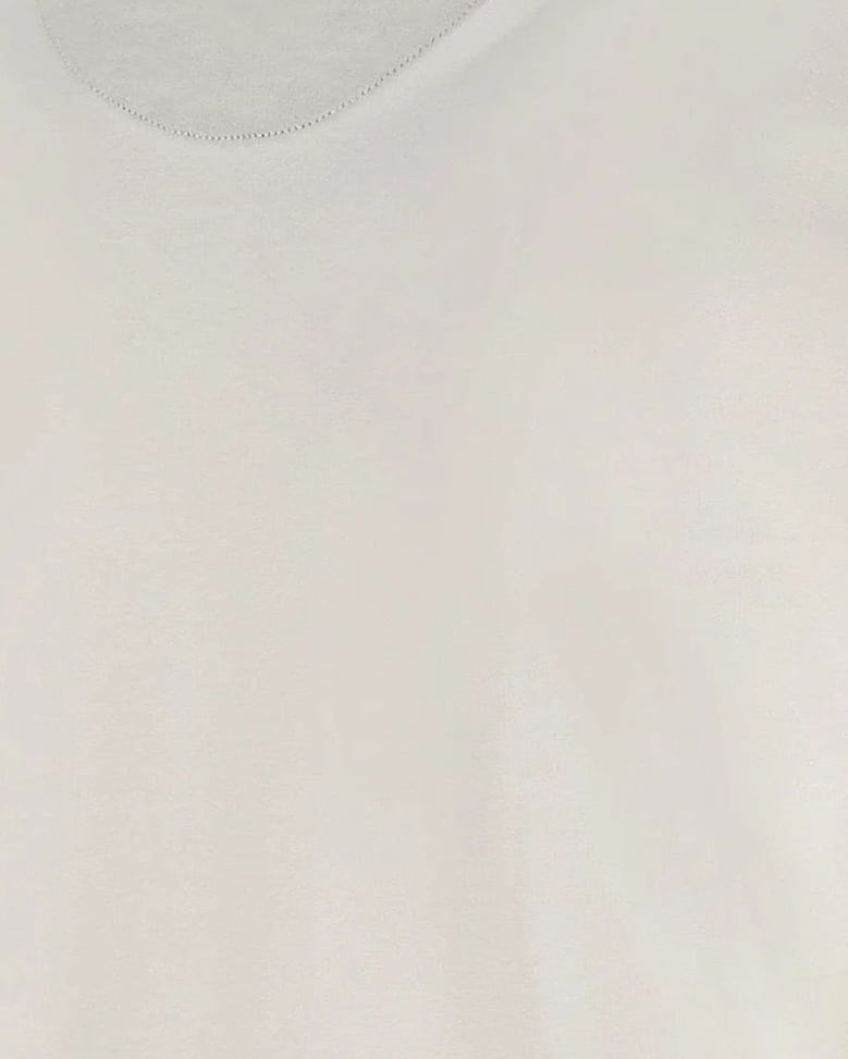 t-shirt giza cotton white/light grey melange by Selfnex