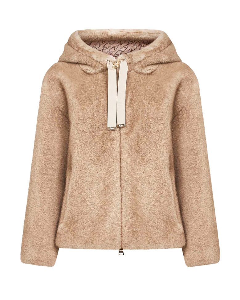 bomber jacket faux fur chantilly by Selfnex