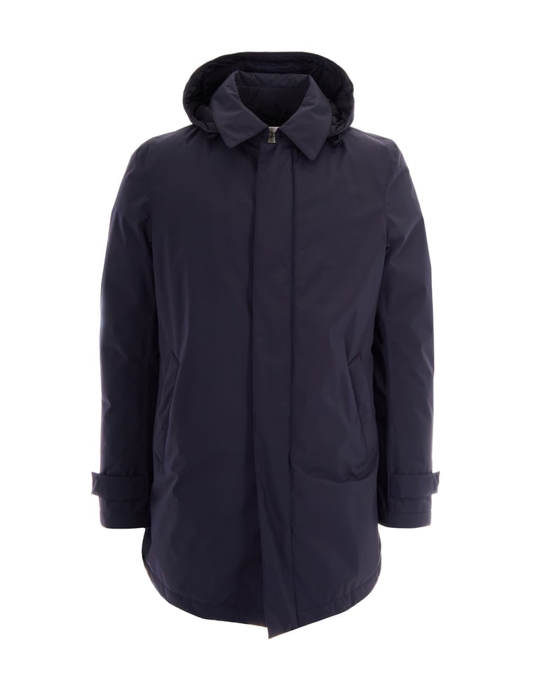 technical coat blue by Selfnex