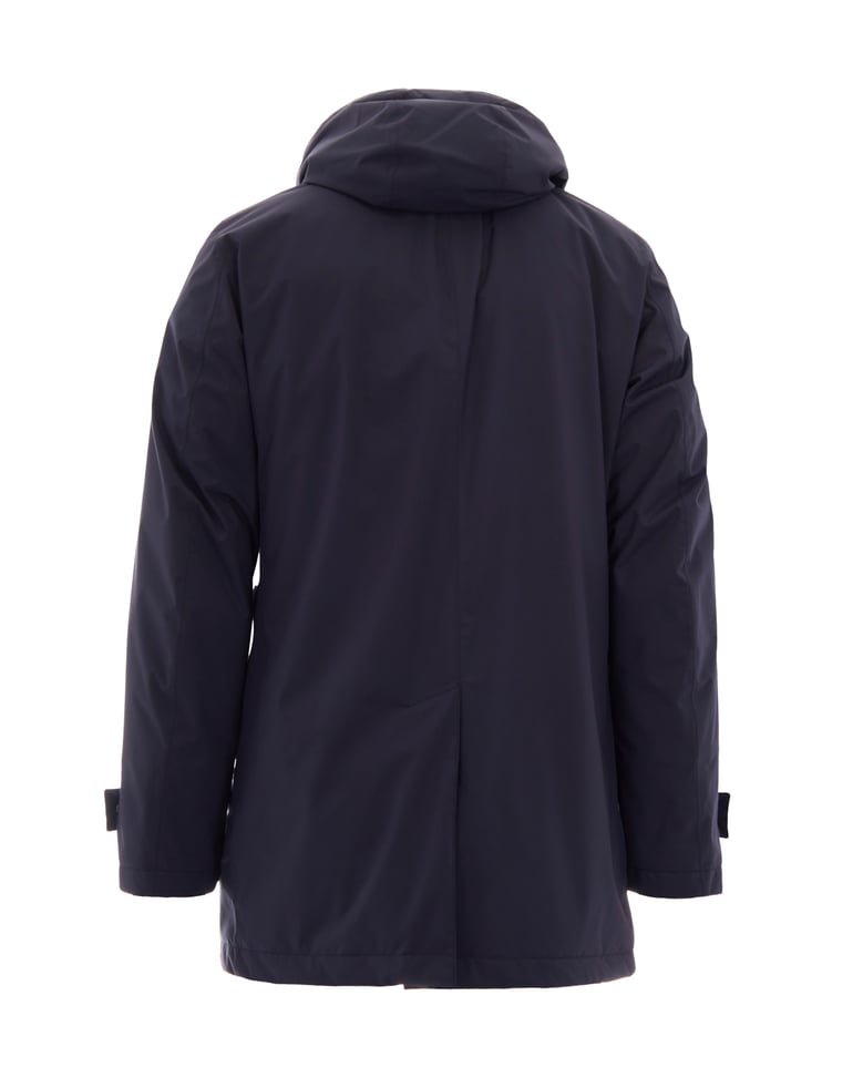 technical coat blue by Selfnex
