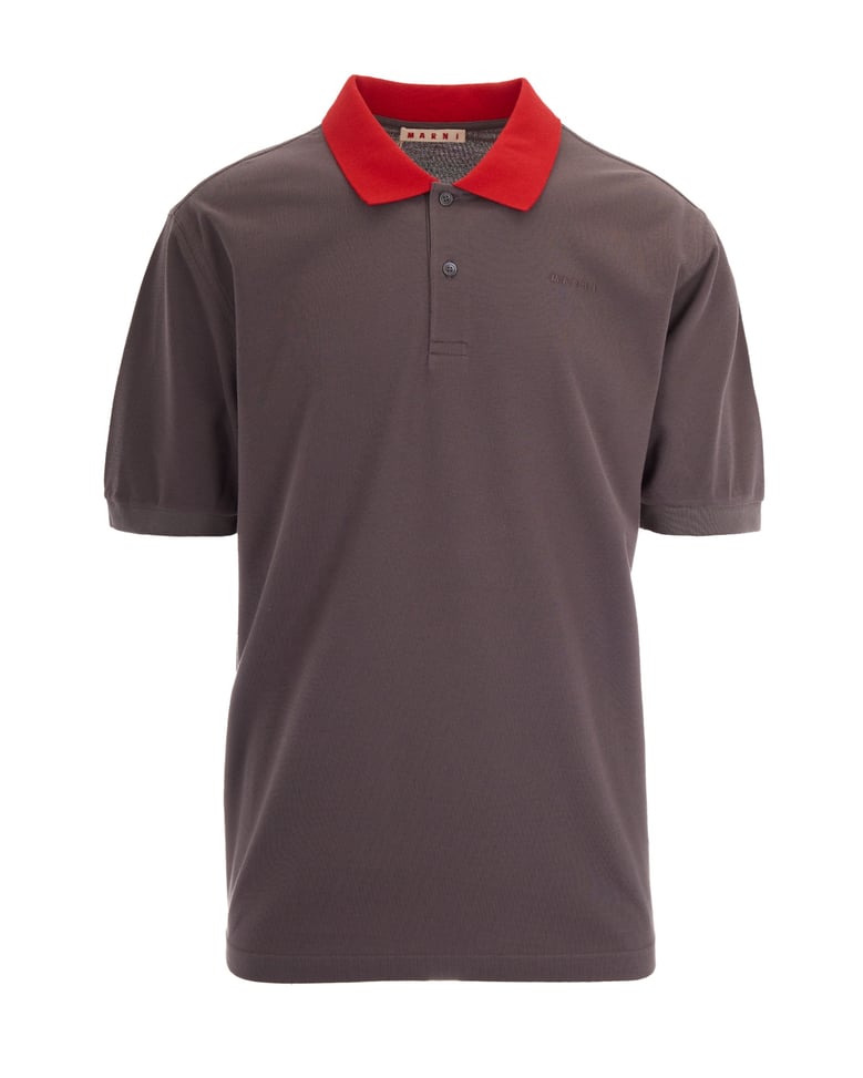polo shirt piqué truffle by Selfnex