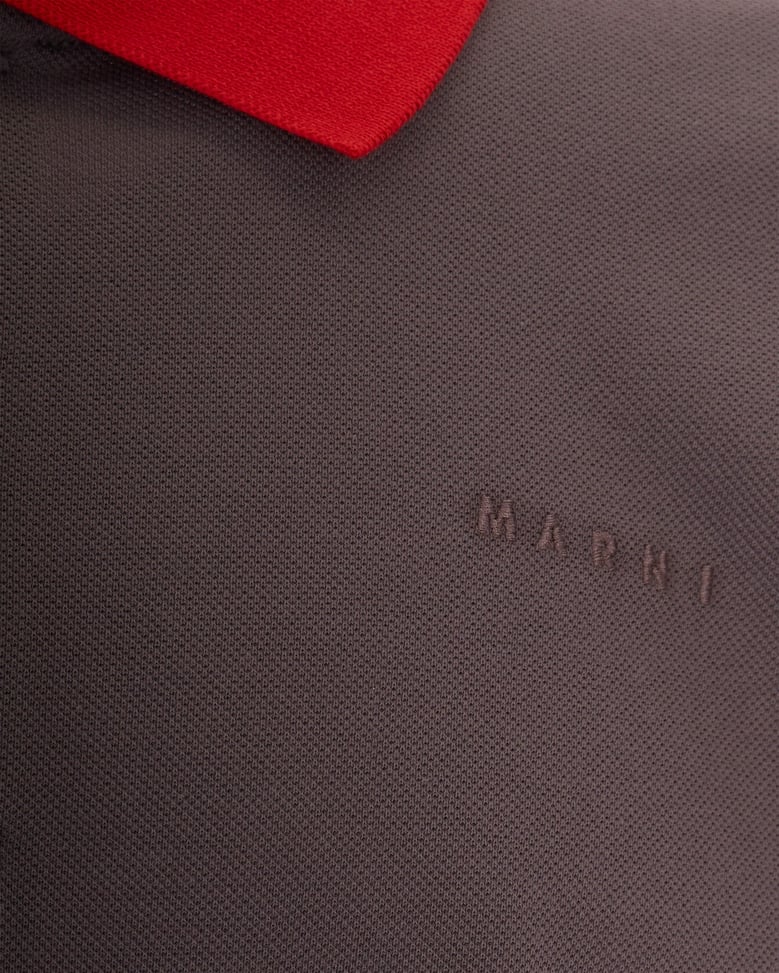 polo shirt piqué truffle by Selfnex