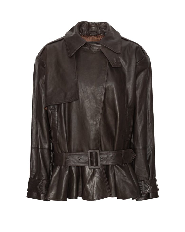 leather biker jacket mole by Selfnex