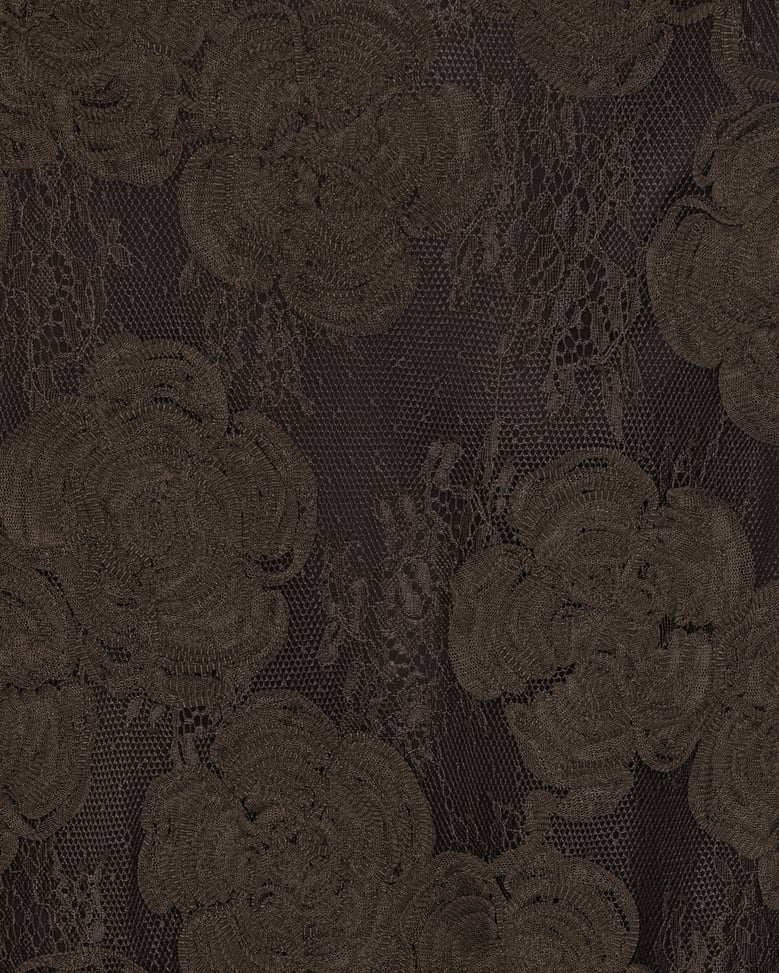maxi dress 3d flower molé by Selfnex